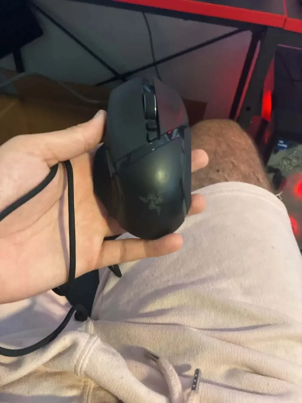 Razer Basilisk V3 Wired Optical Gaming Mouse with Chroma RGB Lighting Black